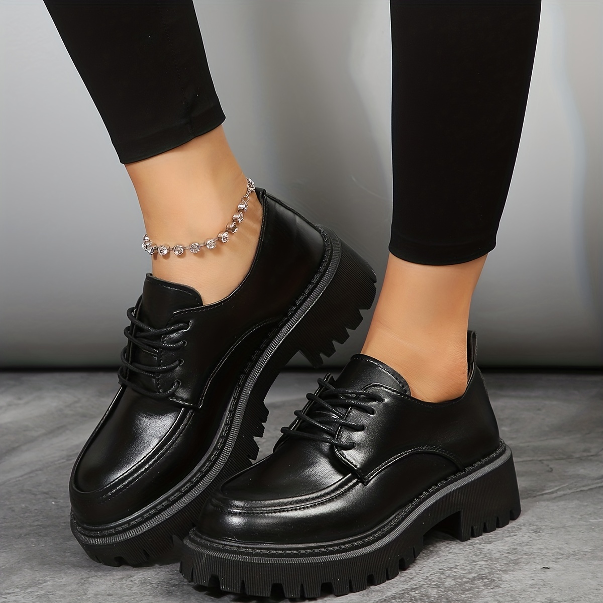 platform shallow mouth women s solid color trendy details 0