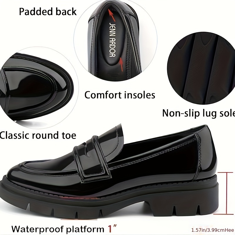 women chunky loafers jenn ardor slip walking details 2